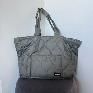 Adanola Quilted Nylon Tote Bag